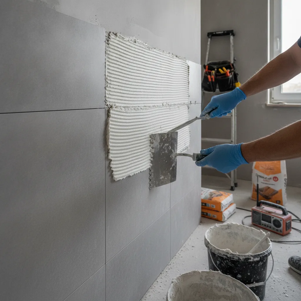 Neue Fliesen und Sanitärinstallation Badsanierung Cranz – Neue Fliesen und Sanitärinstallation