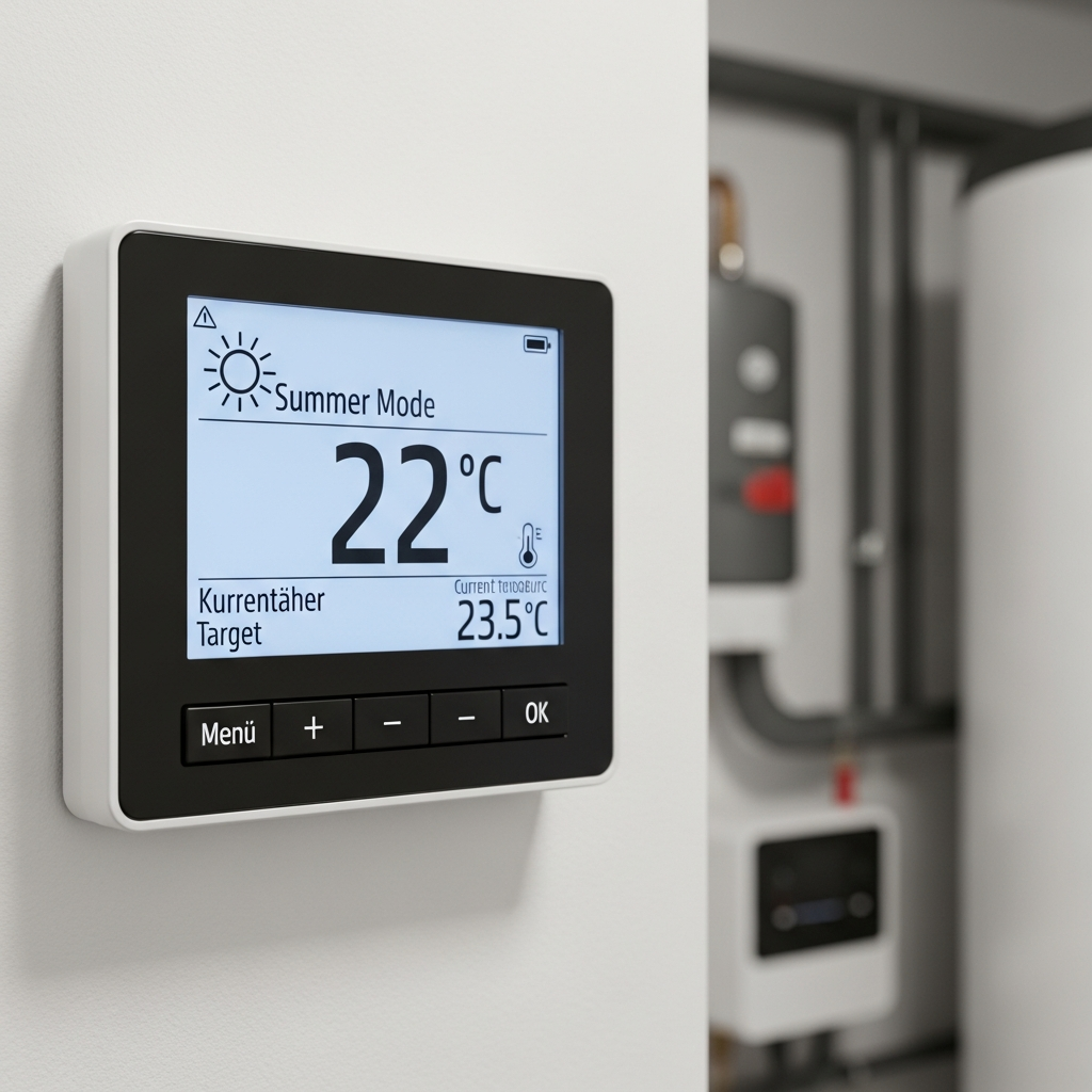 Heizung auf Sommerbetrieb einstellen – Schritt-für-Schritt-Anleitung Hintergrund